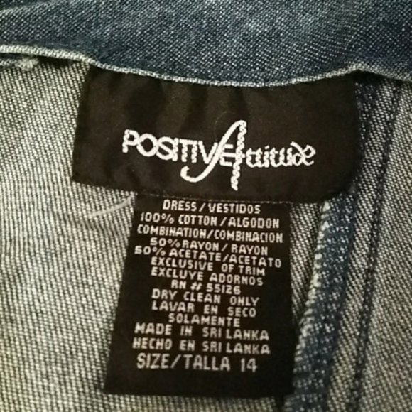 Mirror Embellished Denim Sundress 12/14 NWT - Picture 7 of 7